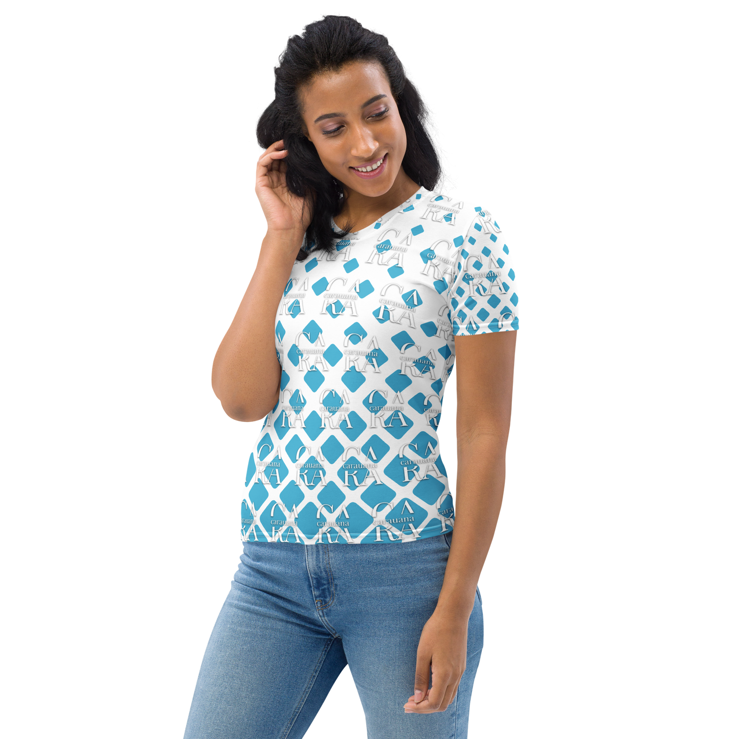 👕 CaRaUaNa Women's T-shirt Cube Style Carauana Store