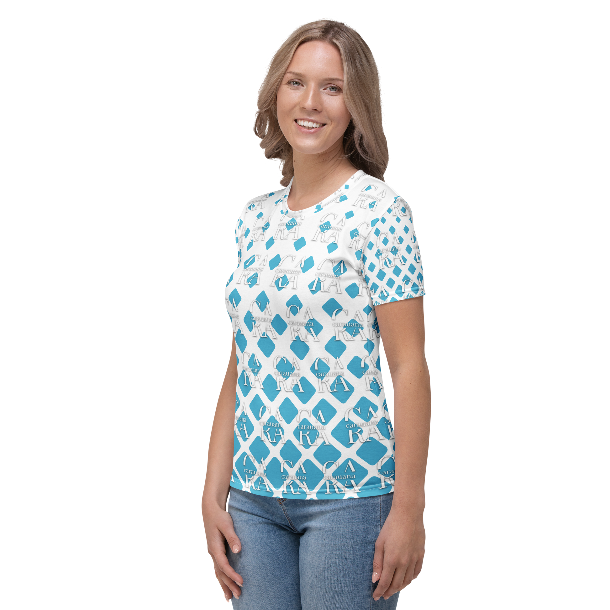 👕 CaRaUaNa Women's T-shirt Cube Style Carauana Store