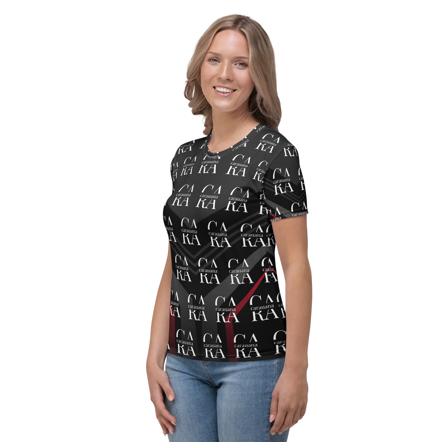 Women's T-shirt black Elegant Carauana Store