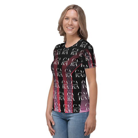 Women's T-shirt black Pink