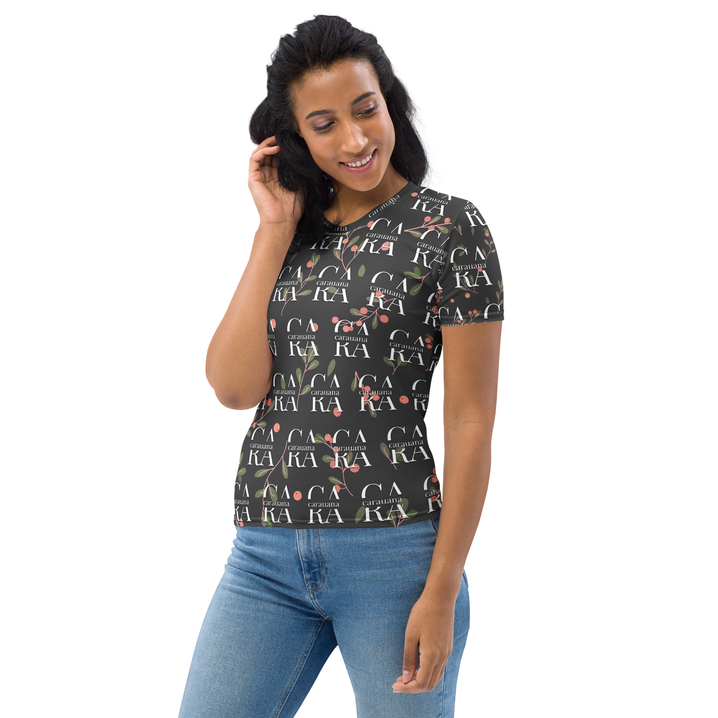 Women's T-shirt Black fruit Carauana Store