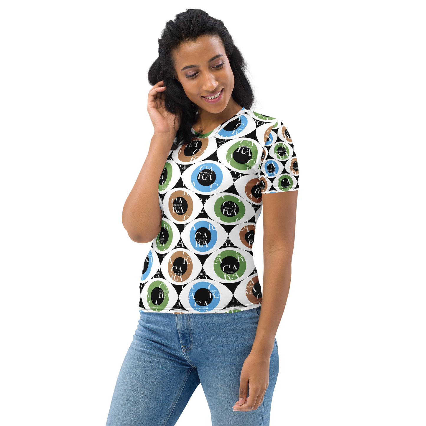 Women's T-shirt Pattern EYE Carauana Store