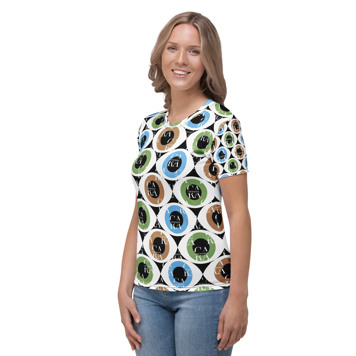 Women's T-shirt Pattern EYE Carauana Store