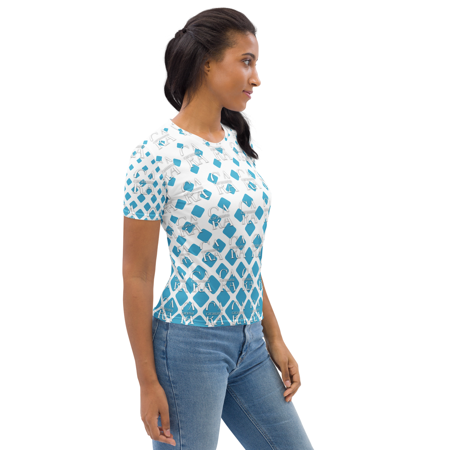 👕 CaRaUaNa Women's T-shirt Cube Style Carauana Store