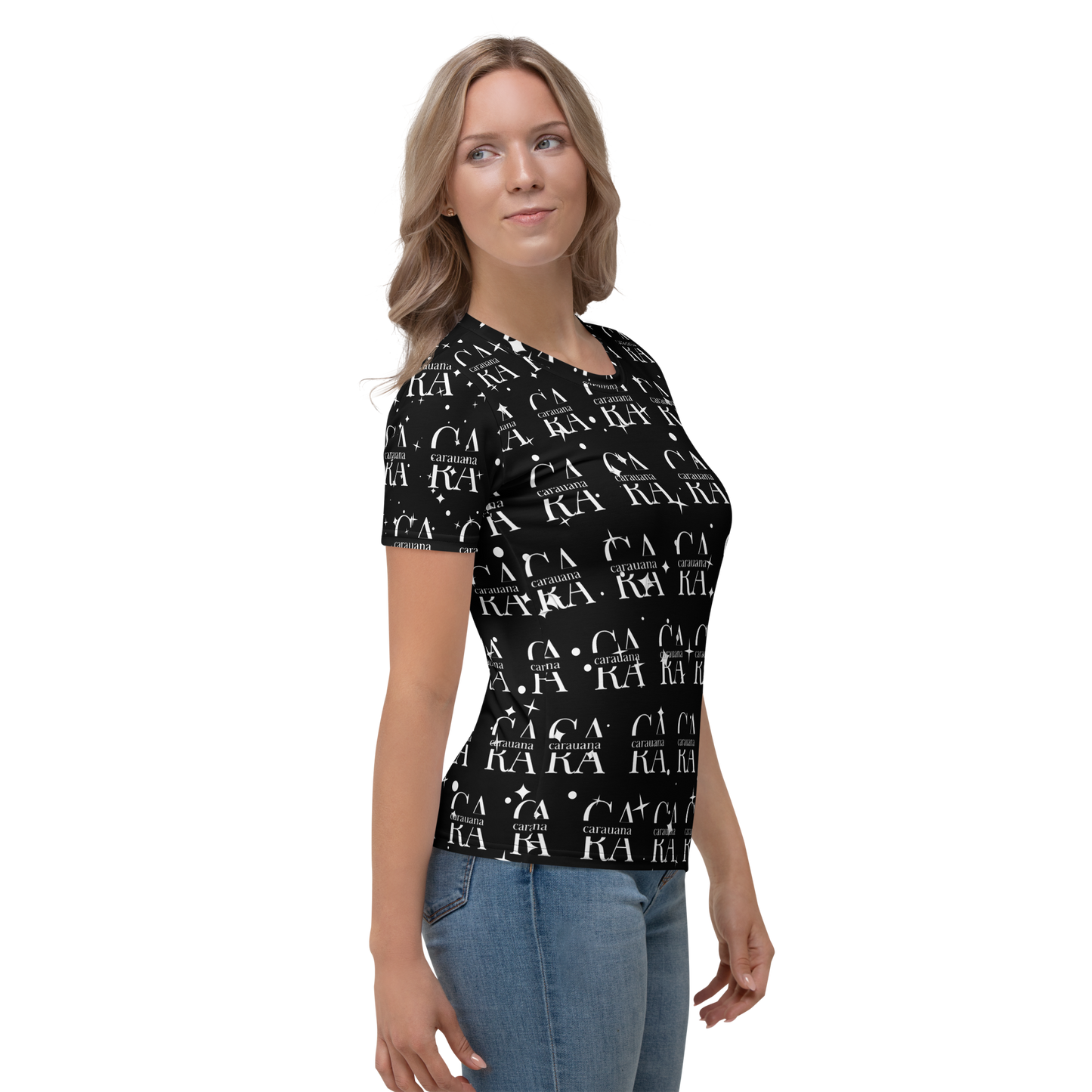 Women's T-shirt black VIP Carauana Store