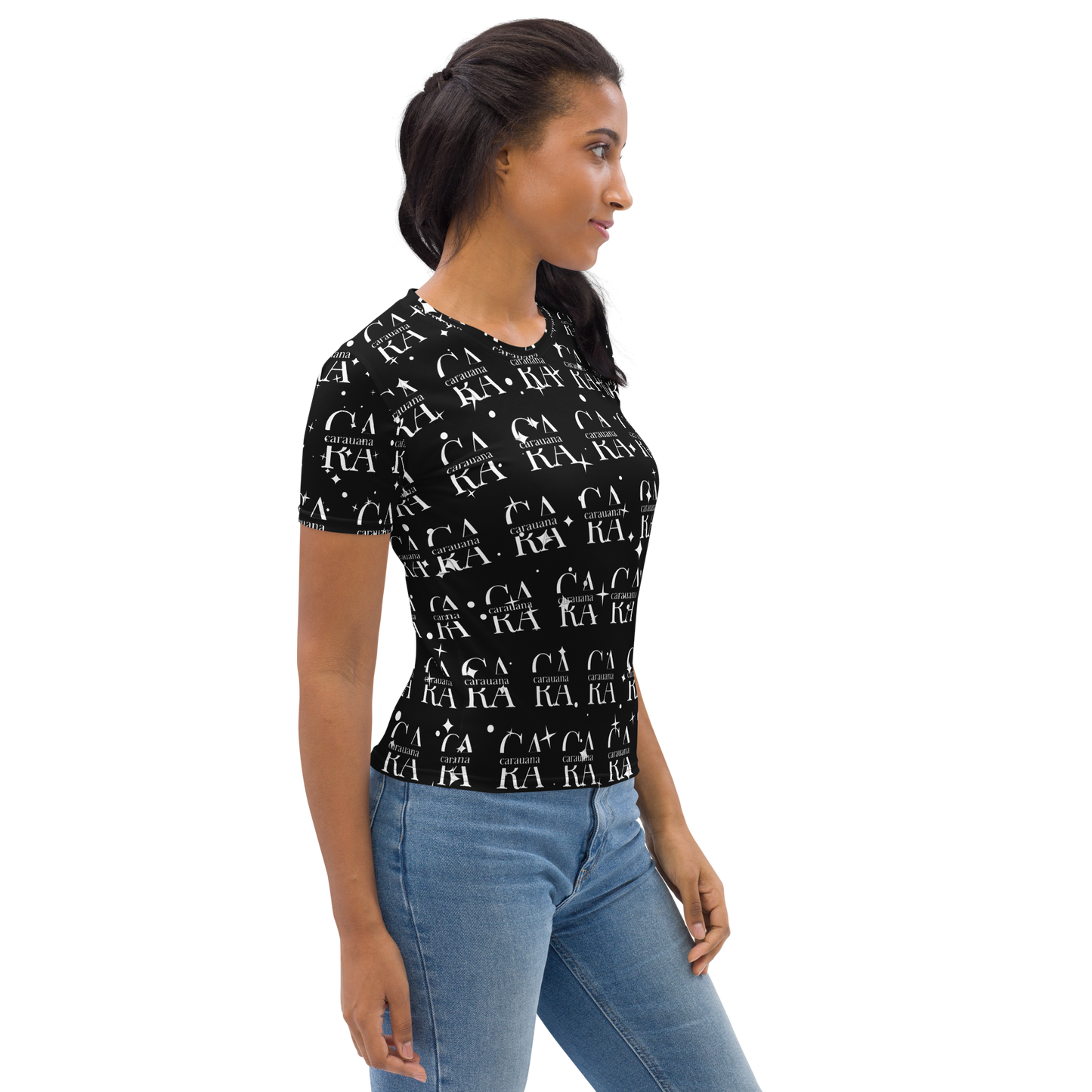 Women's T-shirt black VIP Carauana Store