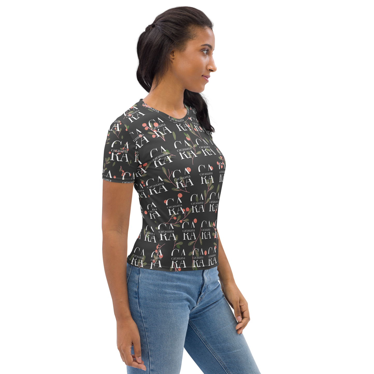 Women's T-shirt Black fruit Carauana Store