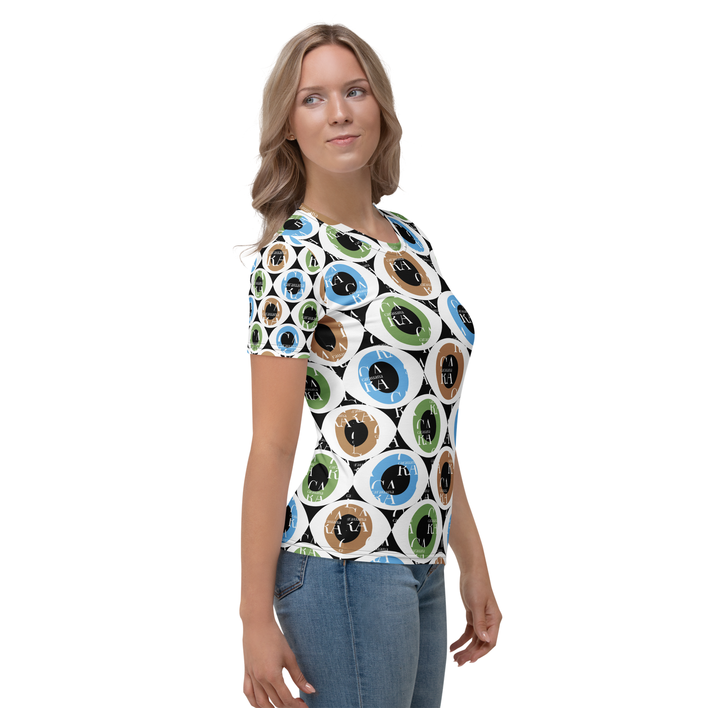Women's T-shirt Pattern EYE Carauana Store