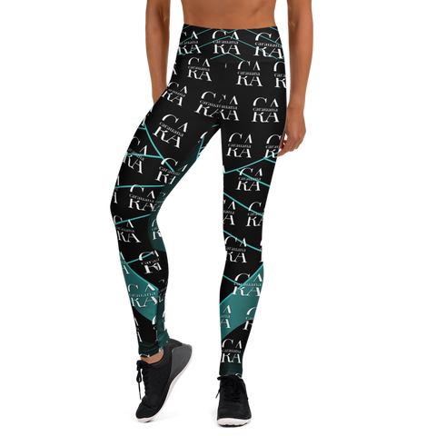 CaRaUaNa Leggings SPORT black Green Famous