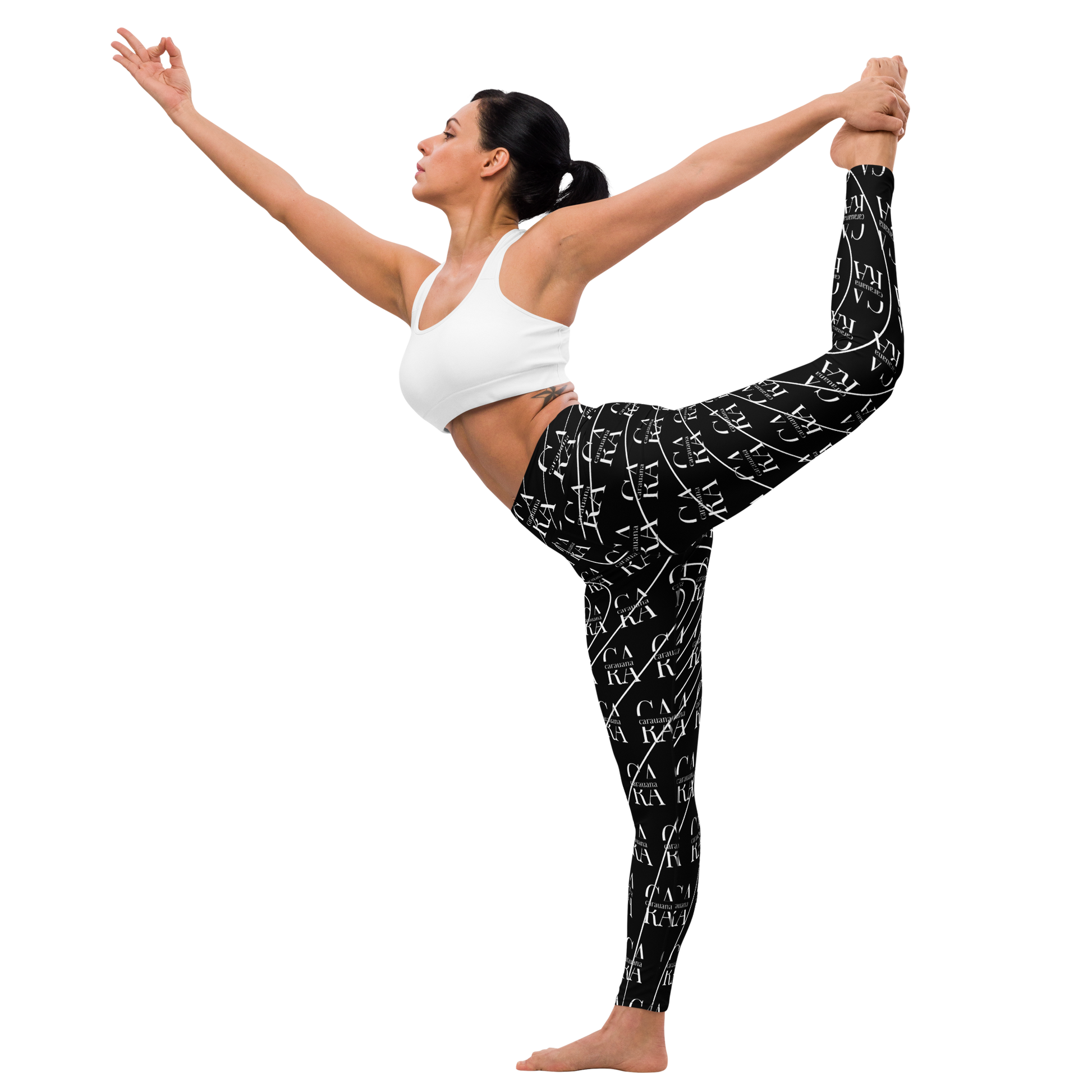 CaRaUaNa Leggings SPORT black LUX Carauana Store