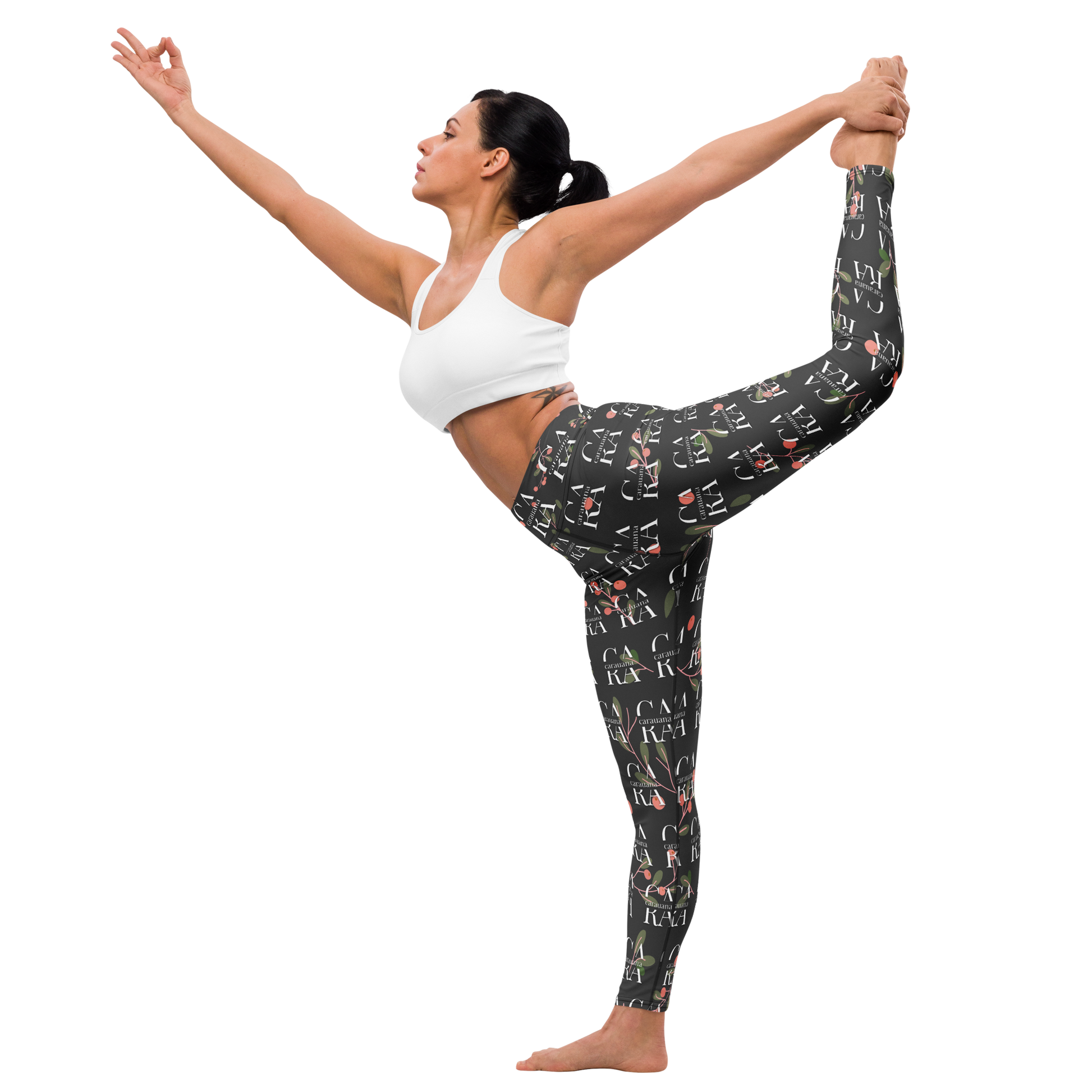 CaRaUaNa Leggings SPORT Black fruit Carauana Store