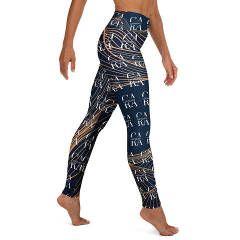 CaRaUaNa Leggings SPORT blue gold