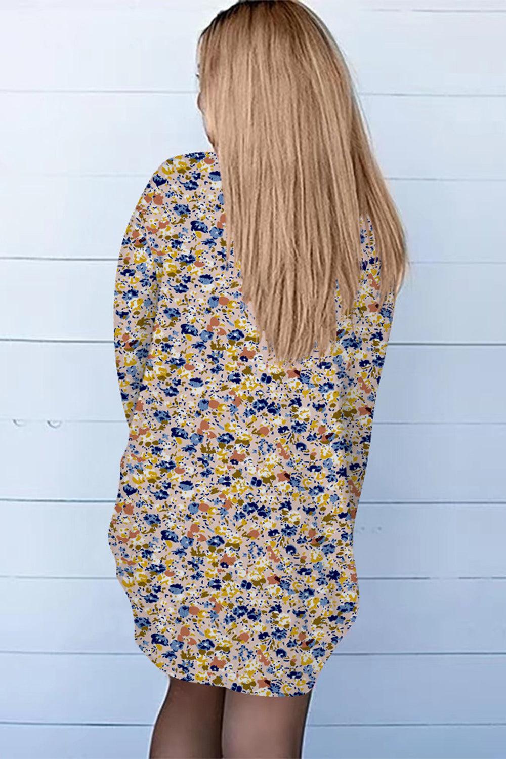 Printed Long Sleeve Cardigan Carauana Store