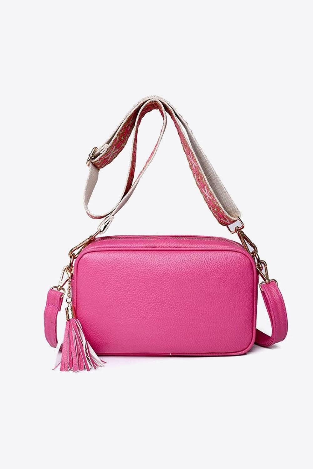 PU Leather Tassel Crossbody Bag Carauana Store