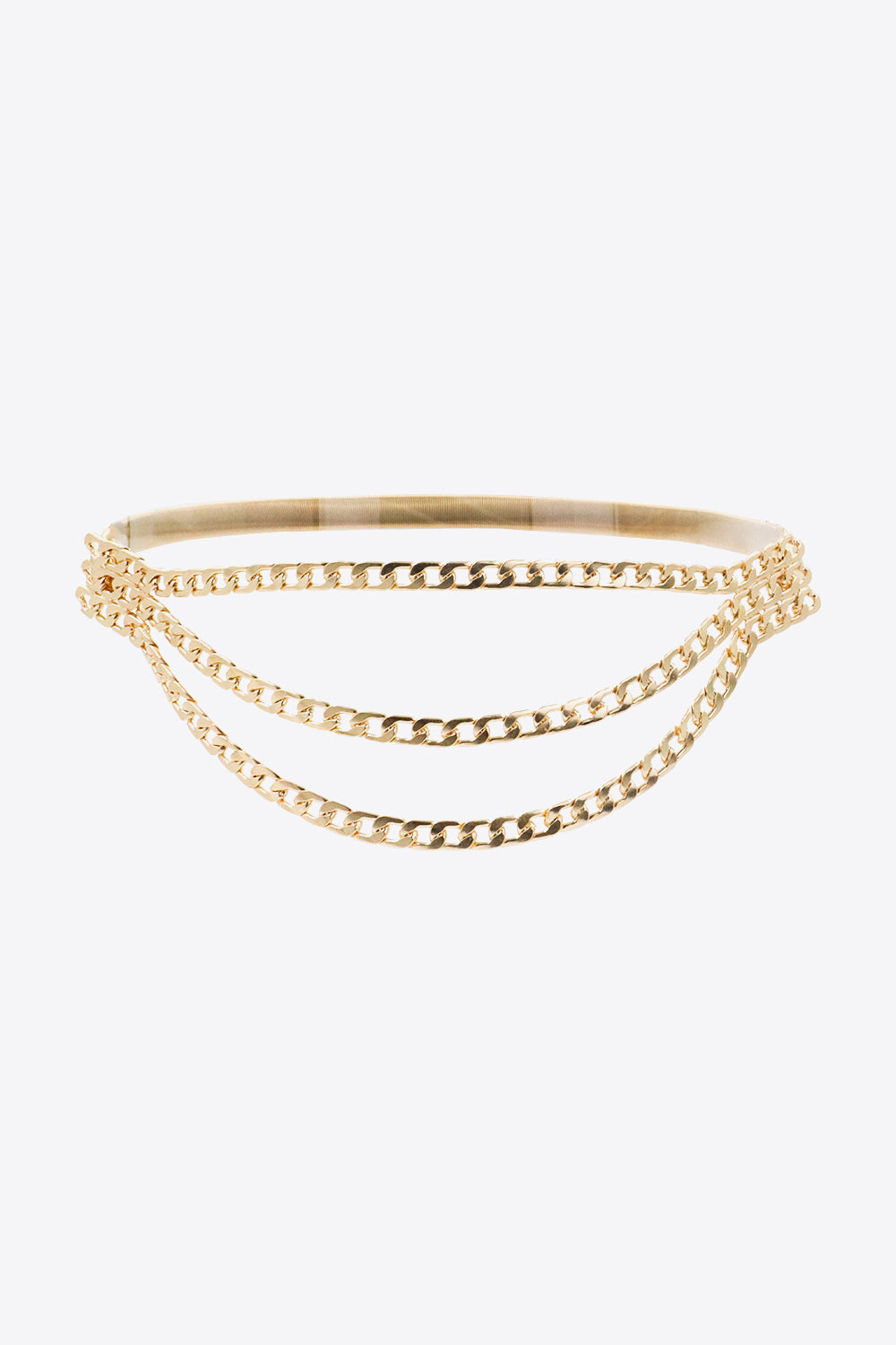 Metal Triple-Layered Chain Belt Carauana Store
