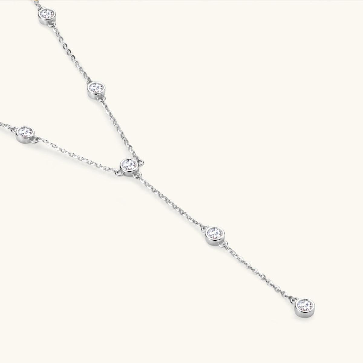 1.1 Carat Moissanite 925 Sterling Silver Necklace Carauana Store