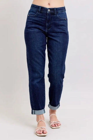 Judy Blue Full Size High Waist Boyfriend Jeans Plus Size