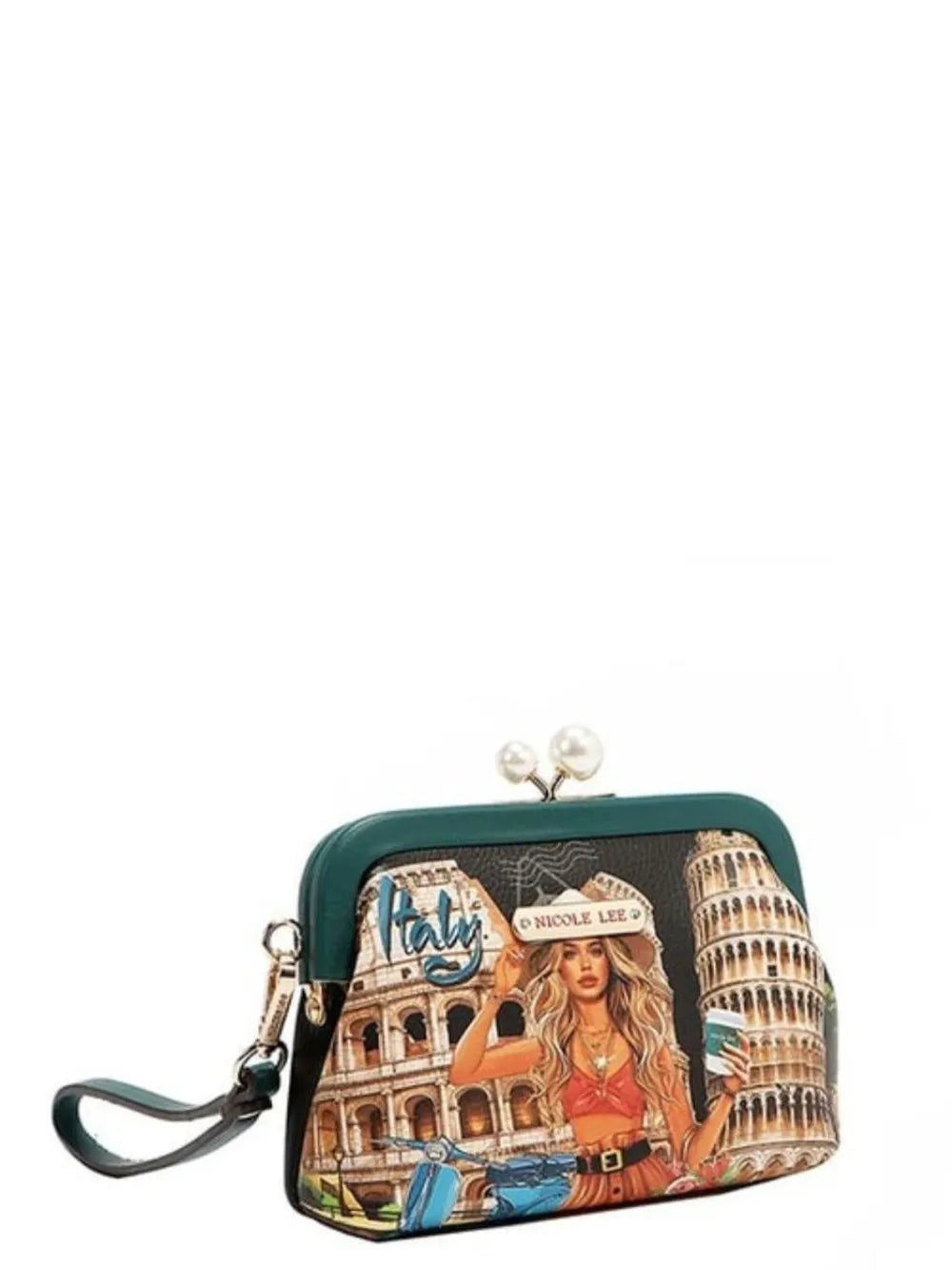 Nicole Lee USA Chelsea Pearl Kiss-Lock Coin Purse Carauana Store