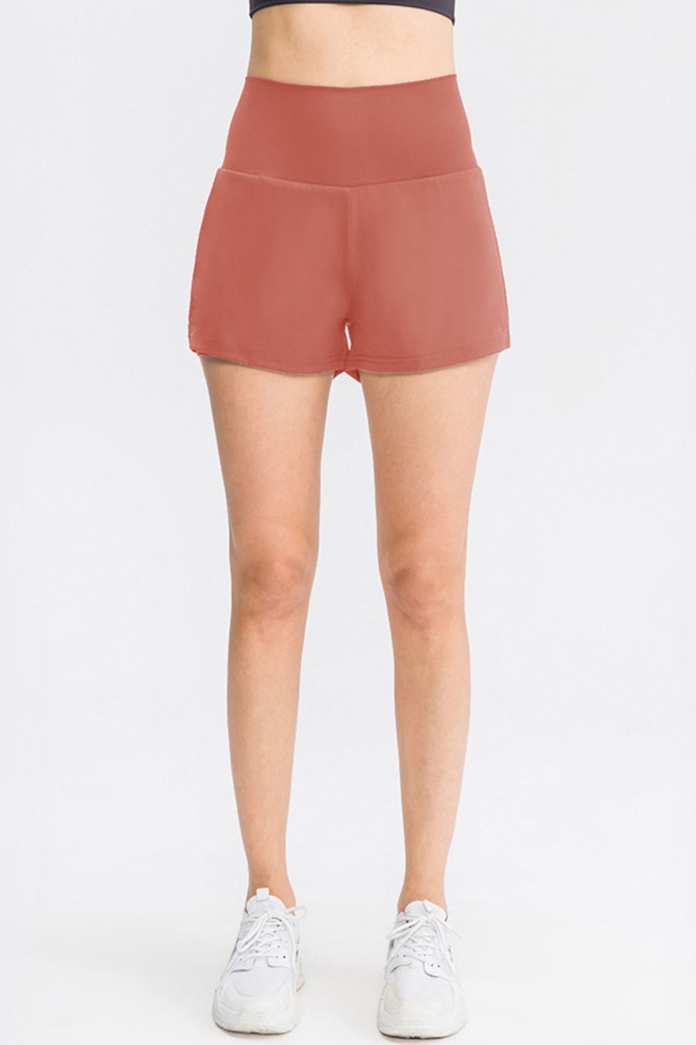 Wide Waistband Sports Shorts with Pockets Carauana Store