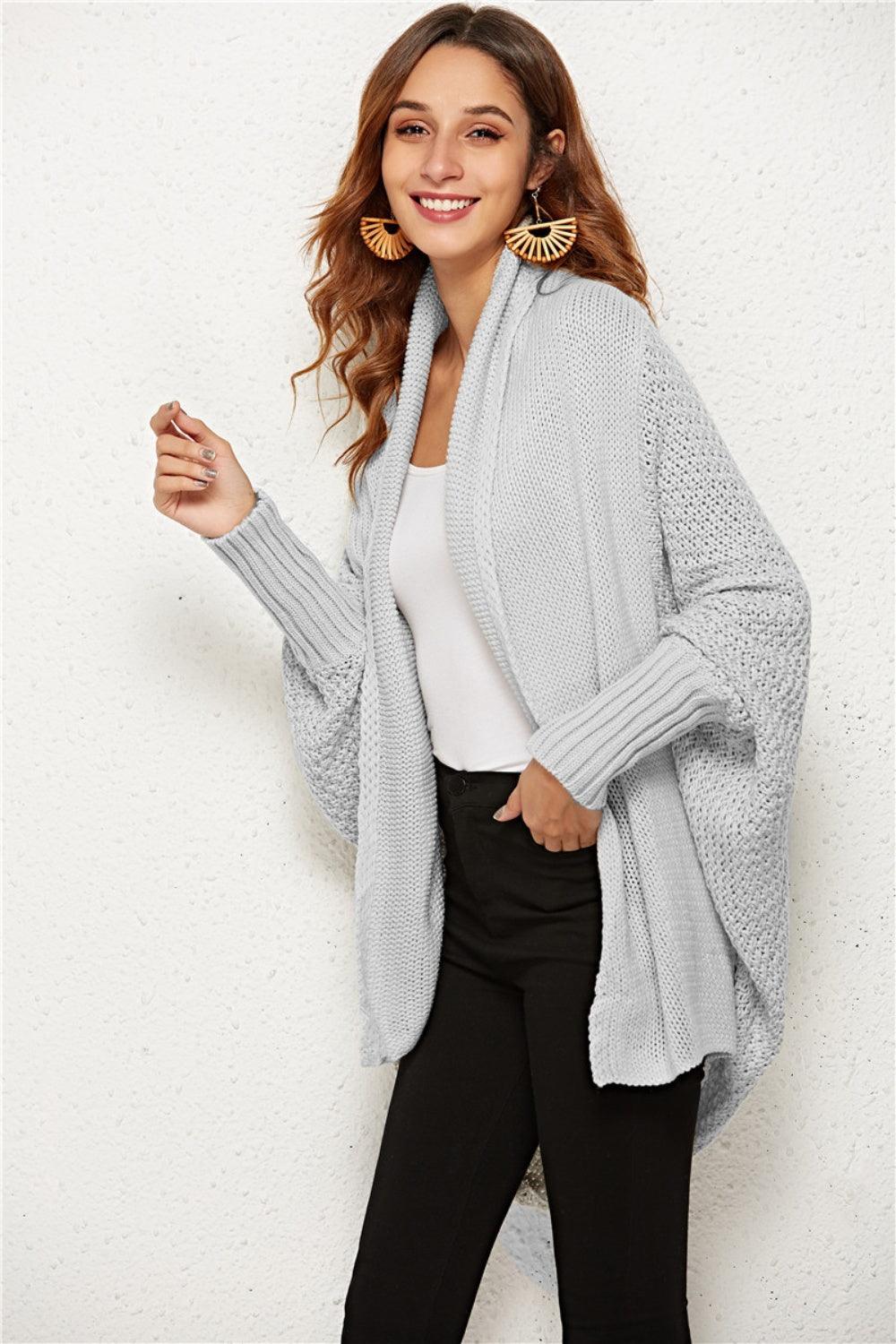Angel Wings Open Front Batwing Sleeve Cardigan Carauana Store