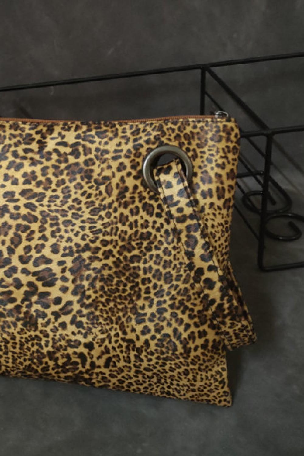 Leopard PU Leather Clutch Carauana Store