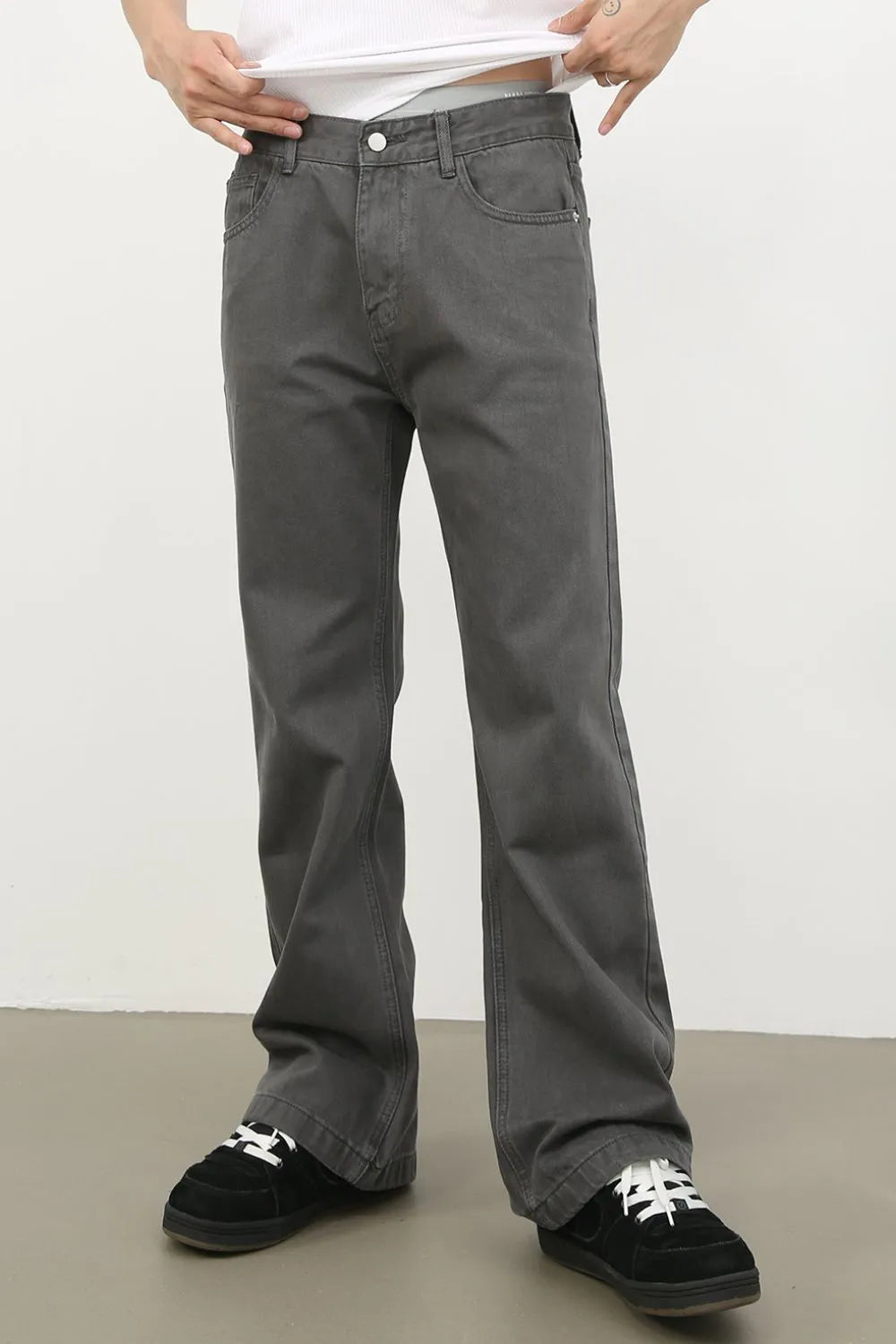 Men's Mid Rise Jeans with Pockets Carauana Store