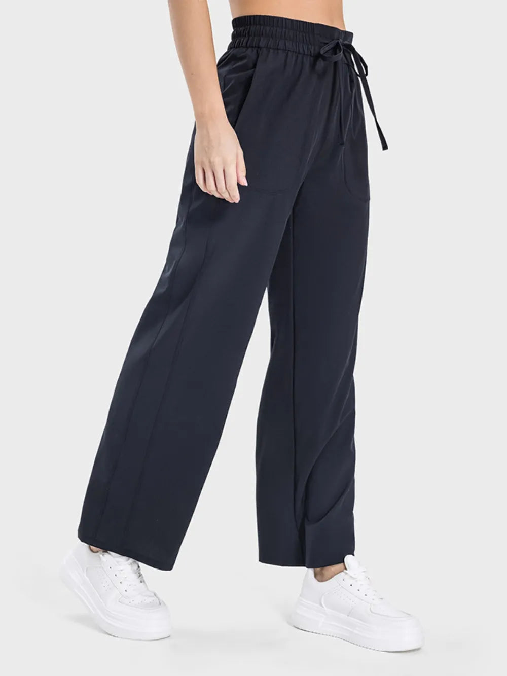 Millennia Drawstring Pocketed Active Pants Carauana Store