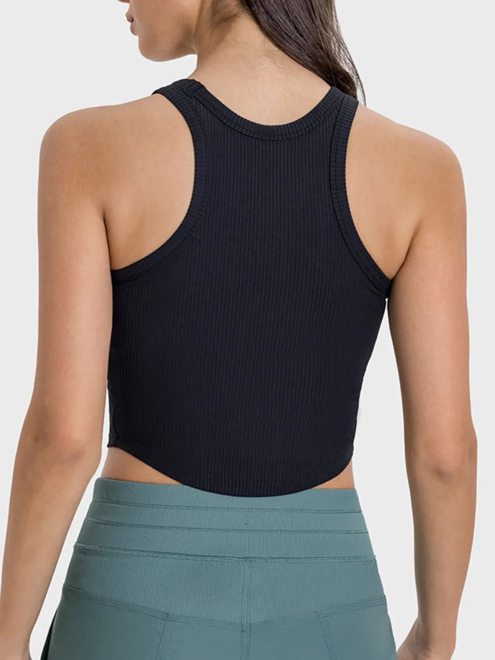 Millennia Round Neck Racerback Active Tank Carauana Store