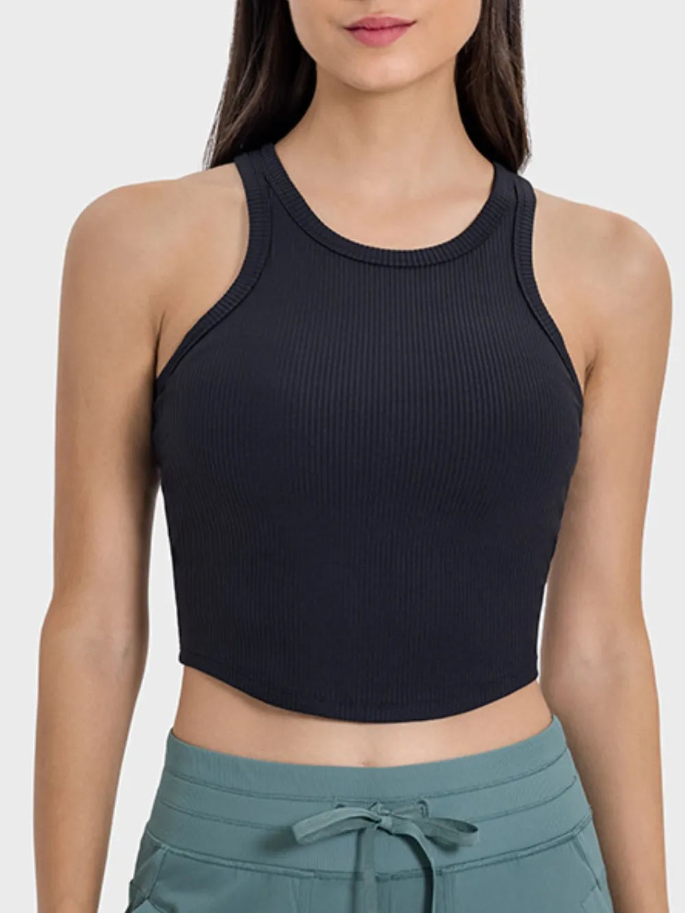 Millennia Round Neck Racerback Active Tank Carauana Store