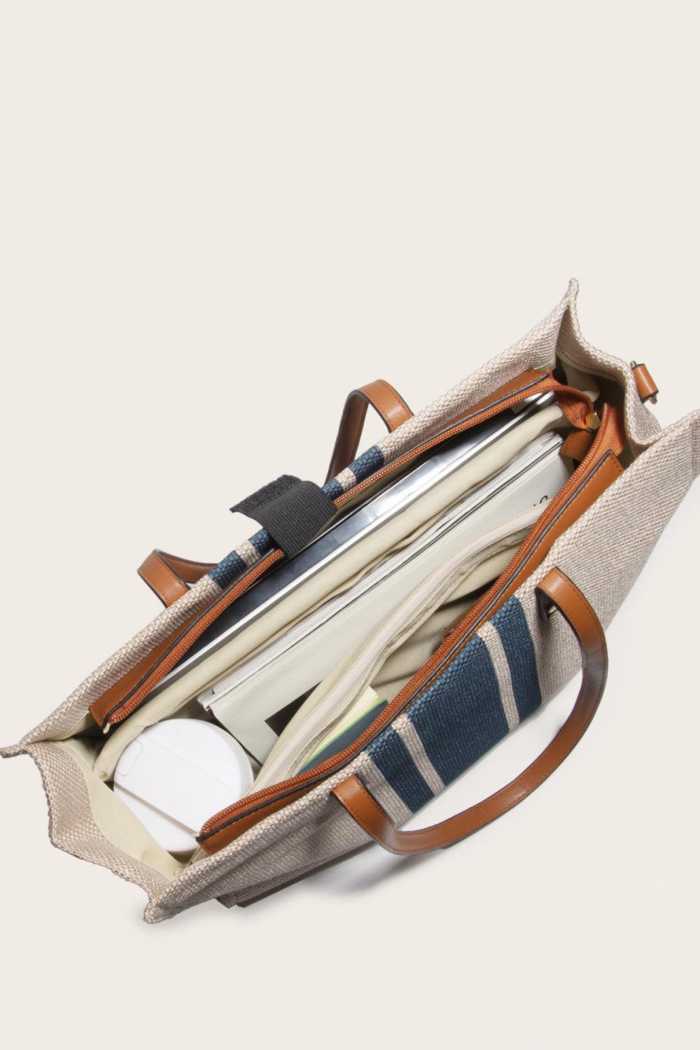 Striped Tote Bag Carauana Store