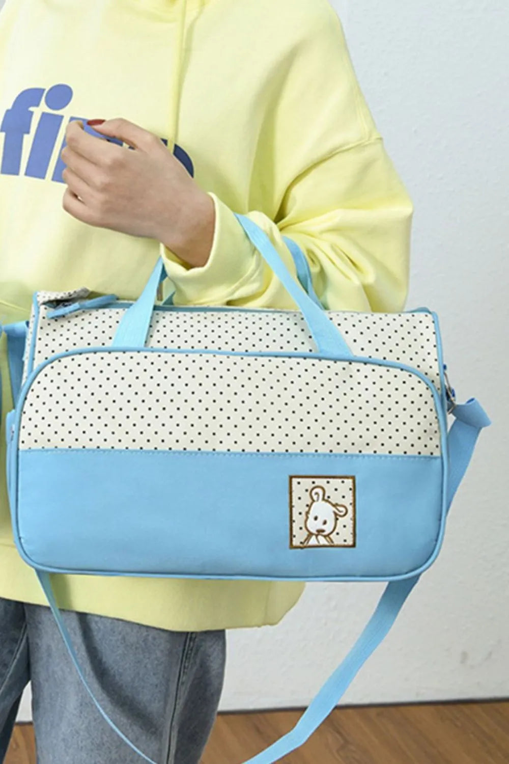 Oxford Cloth Contrast 4 Piece Bag Set Carauana Store