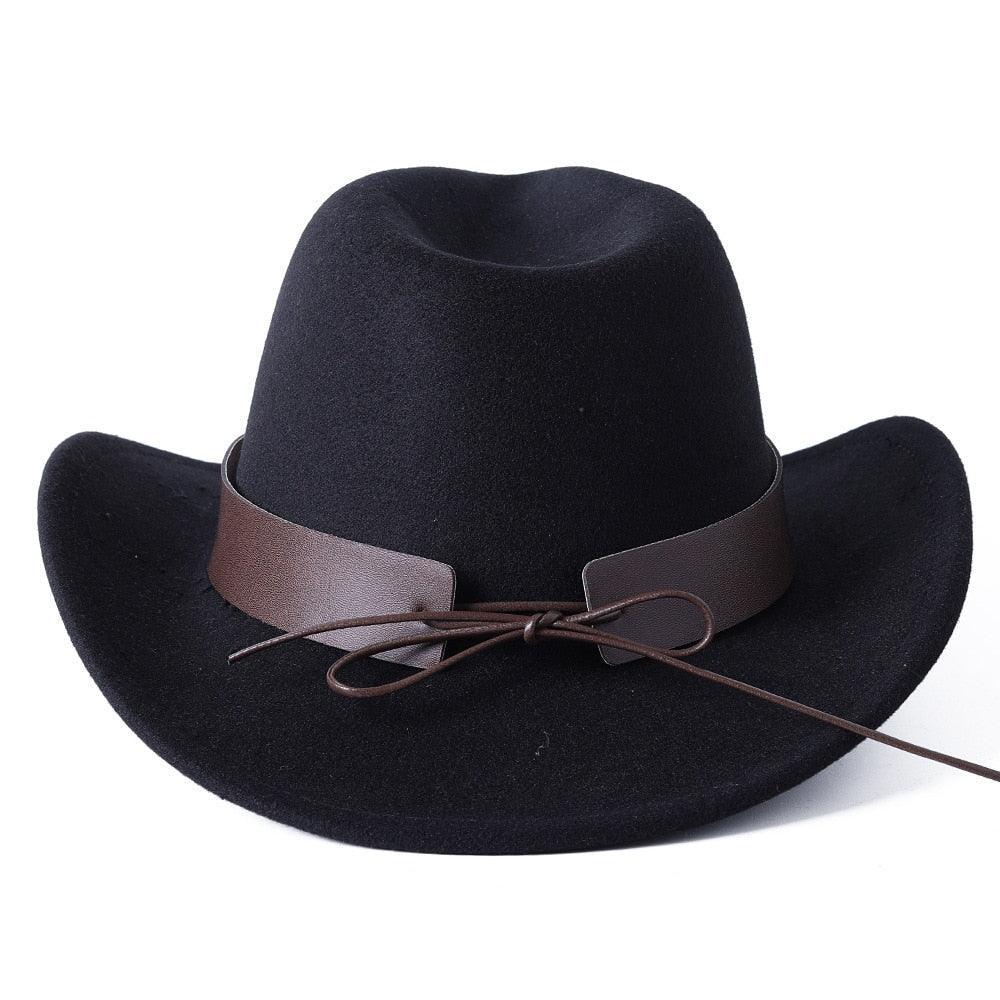 cowboy hat monochrome felt Unisex Carauana Store