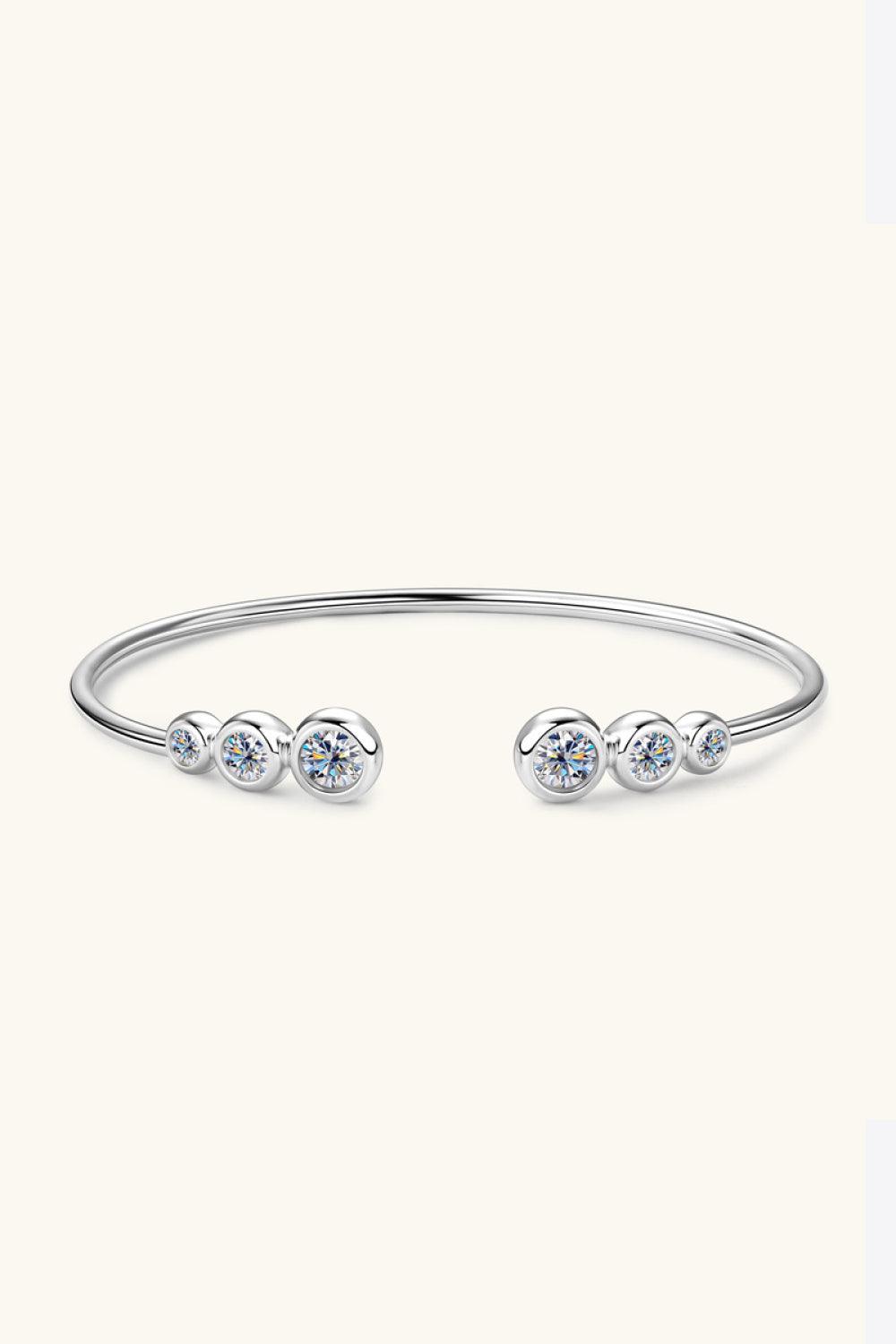 1.8 Carat Moissanite 925 Sterling Silver Bracelet Carauana Store