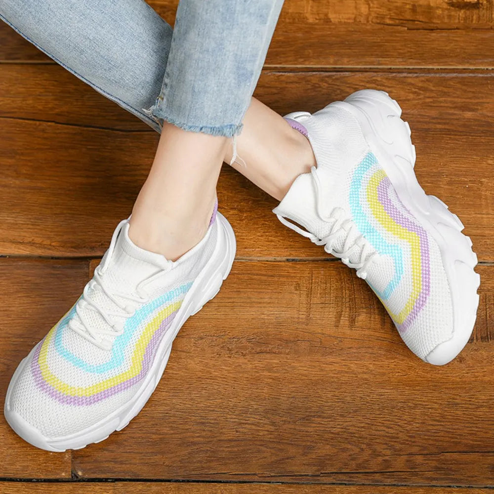 Round Toe Platform Athletic Carauana Store