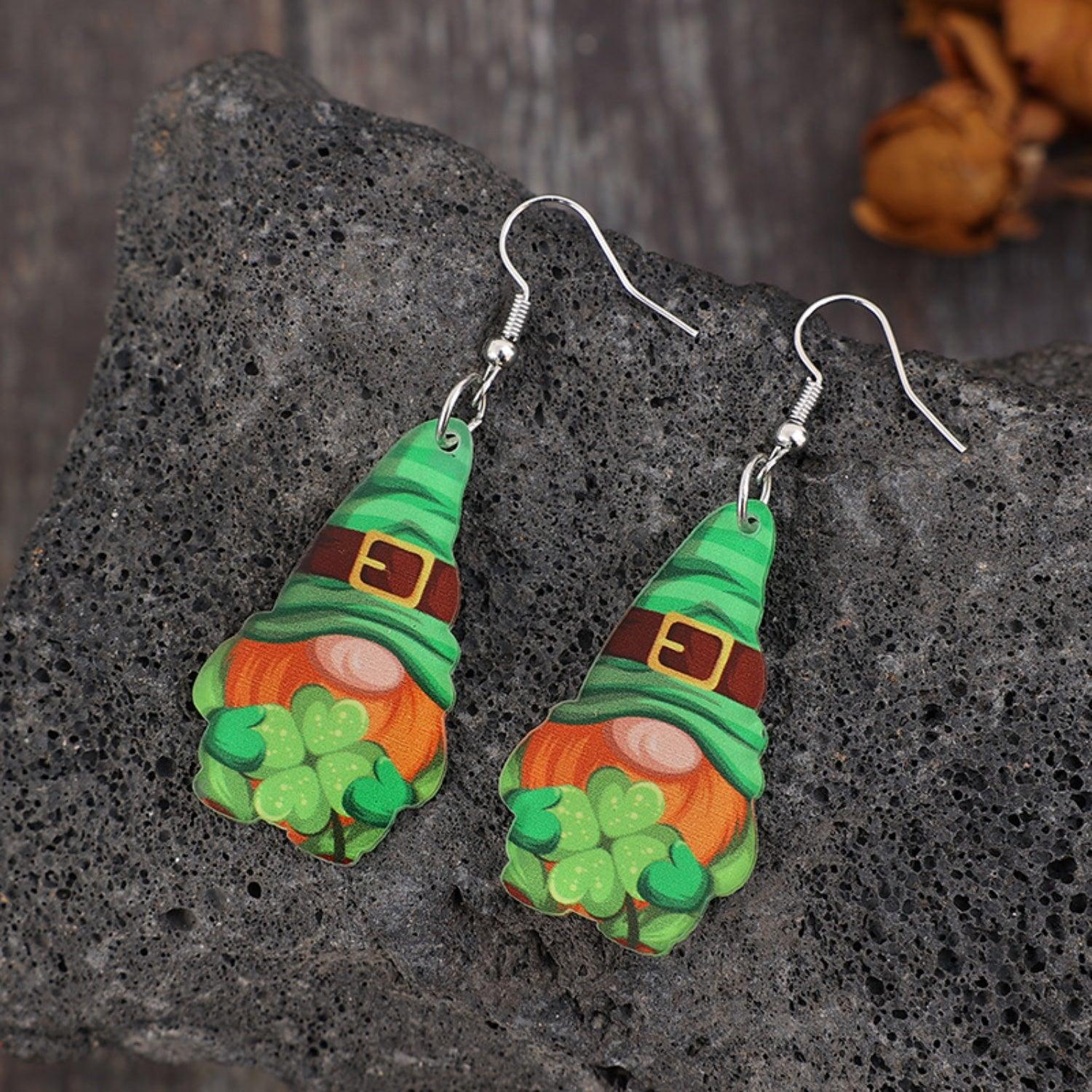 Wooden Alloy Dangle Earrings Carauana Store