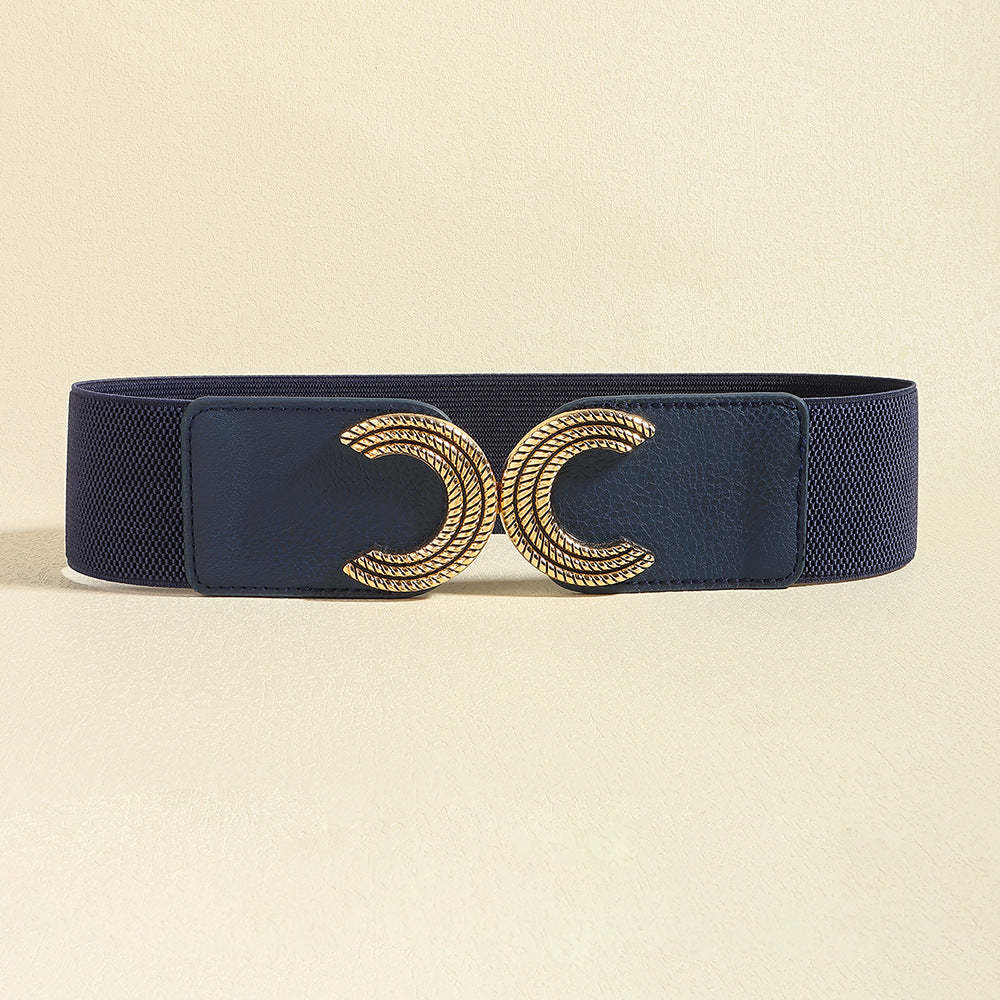 Double C Buckle Elastic Belt Carauana Store