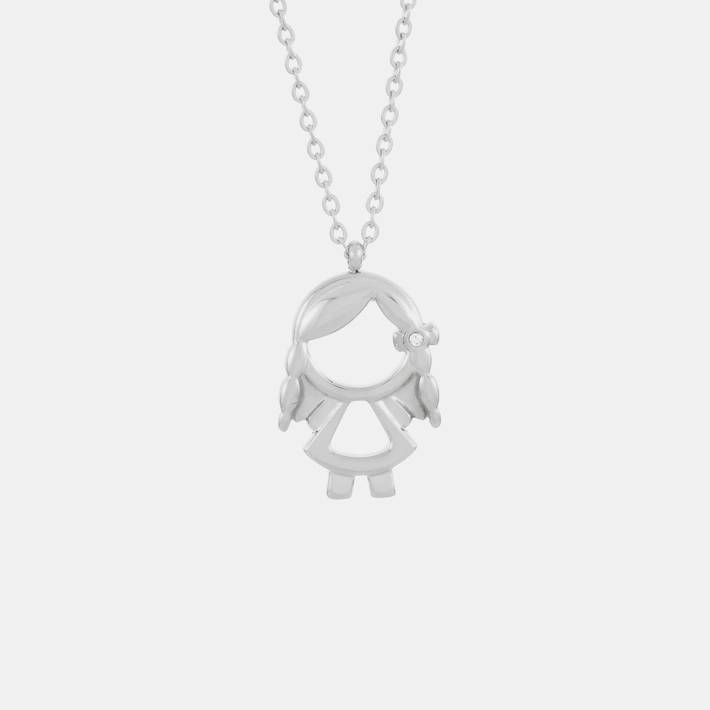 Pendant Rhinestone Stainless Steel Necklace Carauana Store