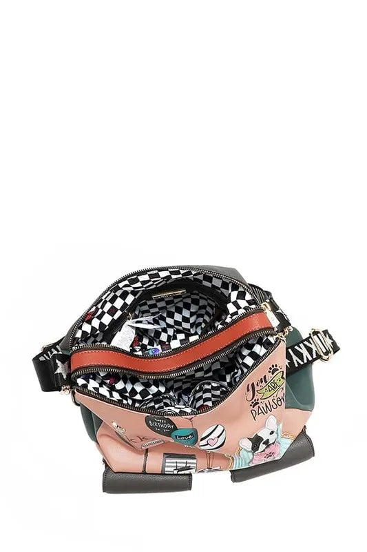 Nicole Lee USA Multifunction Adjustable Strap Eco-Leather Backpack Carauana Store