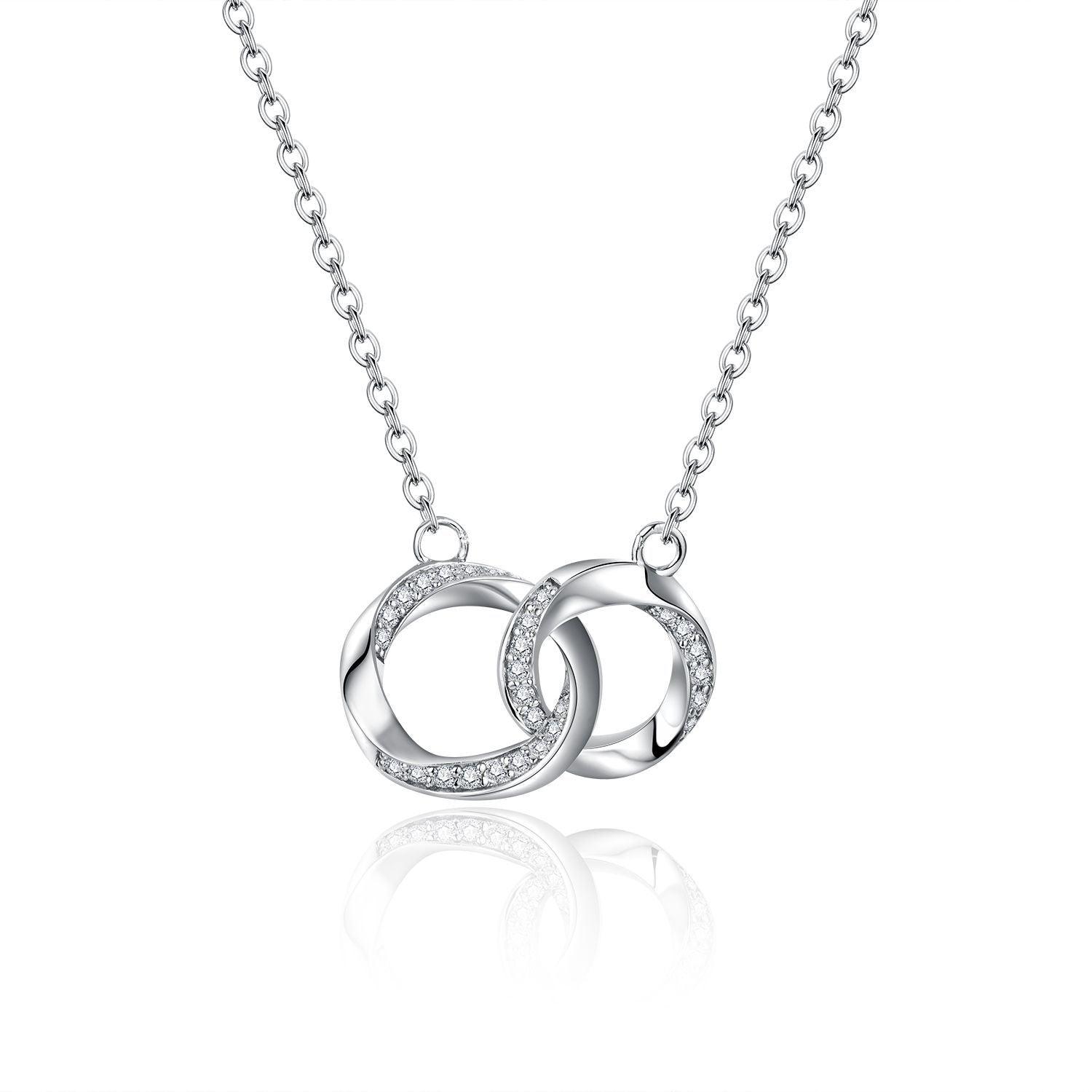 Moissanite 925 Sterling Silver Necklace Carauana Store