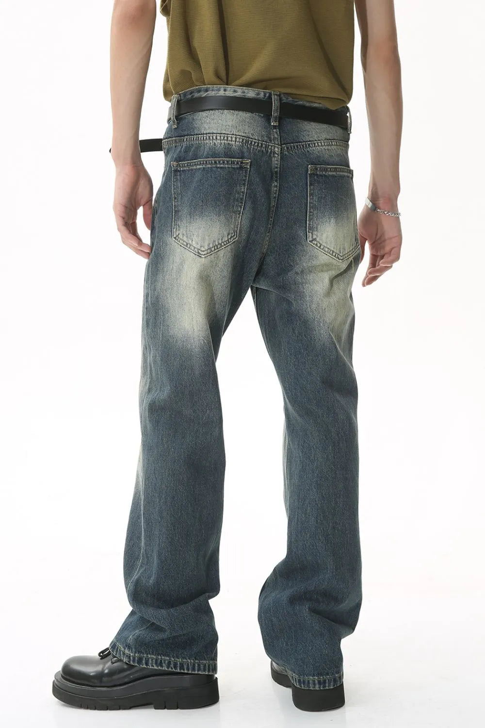 Decorative Seam Jeans with Pockets Carauana Store
