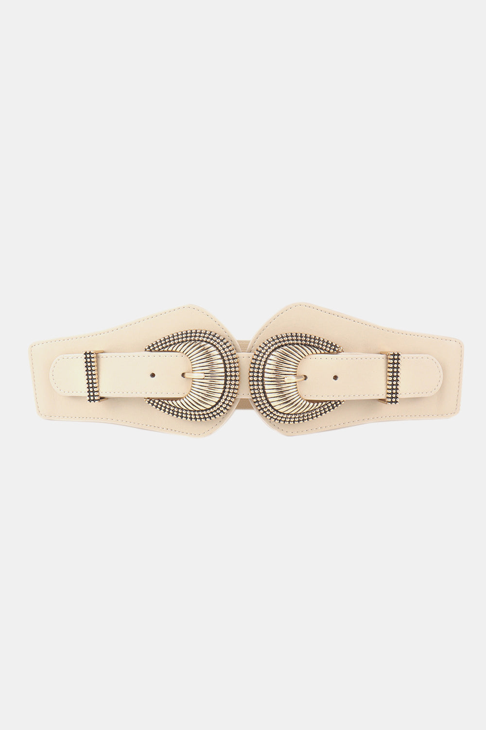 Shell Double Buckle Elastic Wide Belt Carauana Store