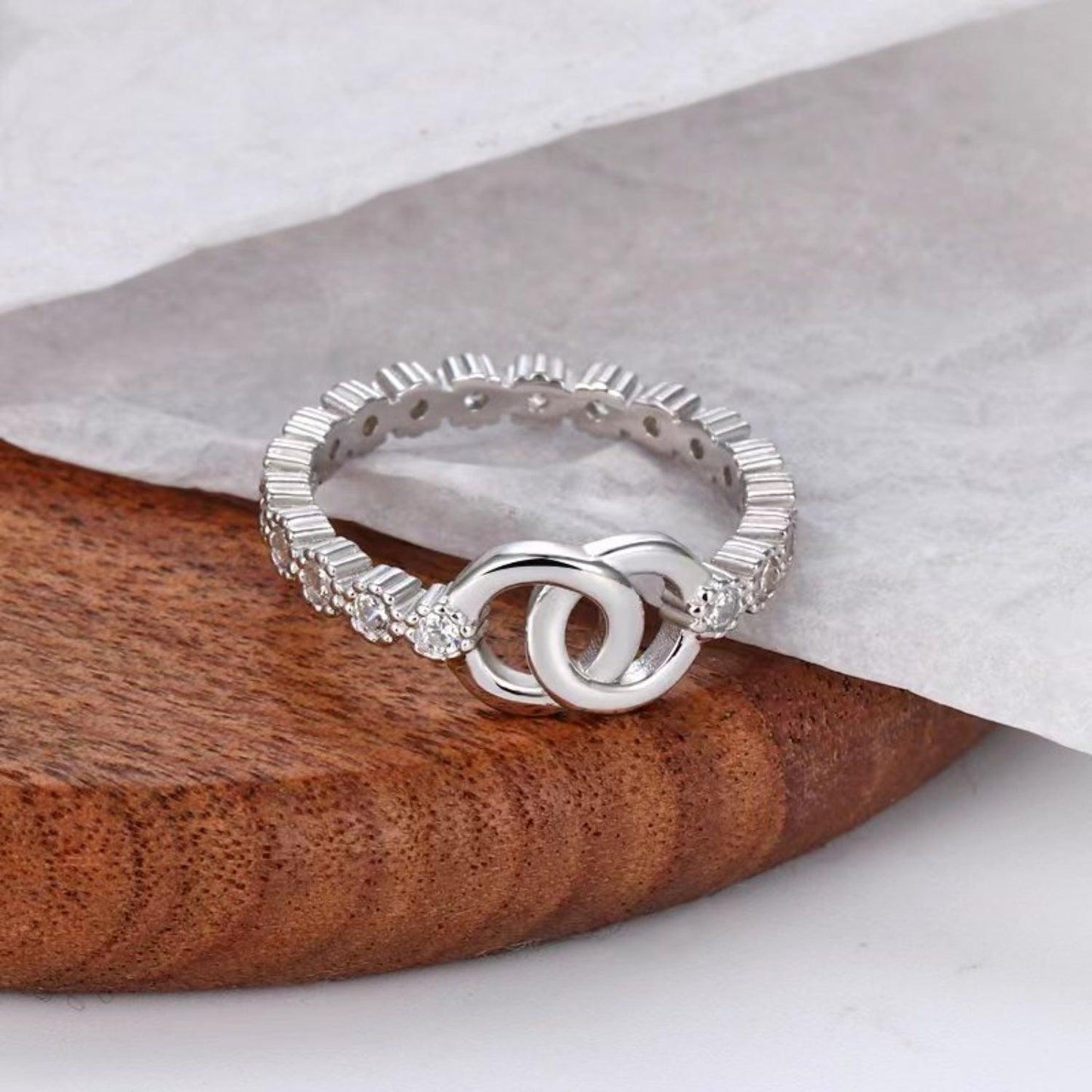 925 Sterling Silver Zircon Ring Carauana Store
