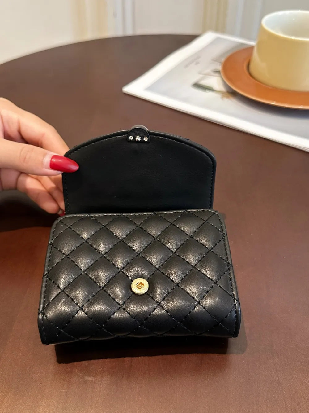 PU Leather Solid Color Wallet