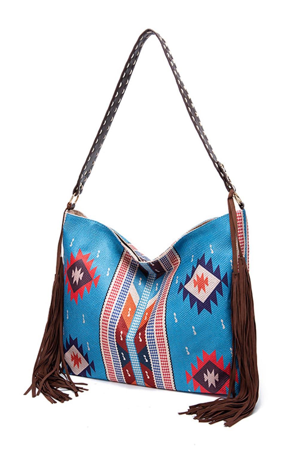 Geometric Canvas Tote Bag Carauana Store