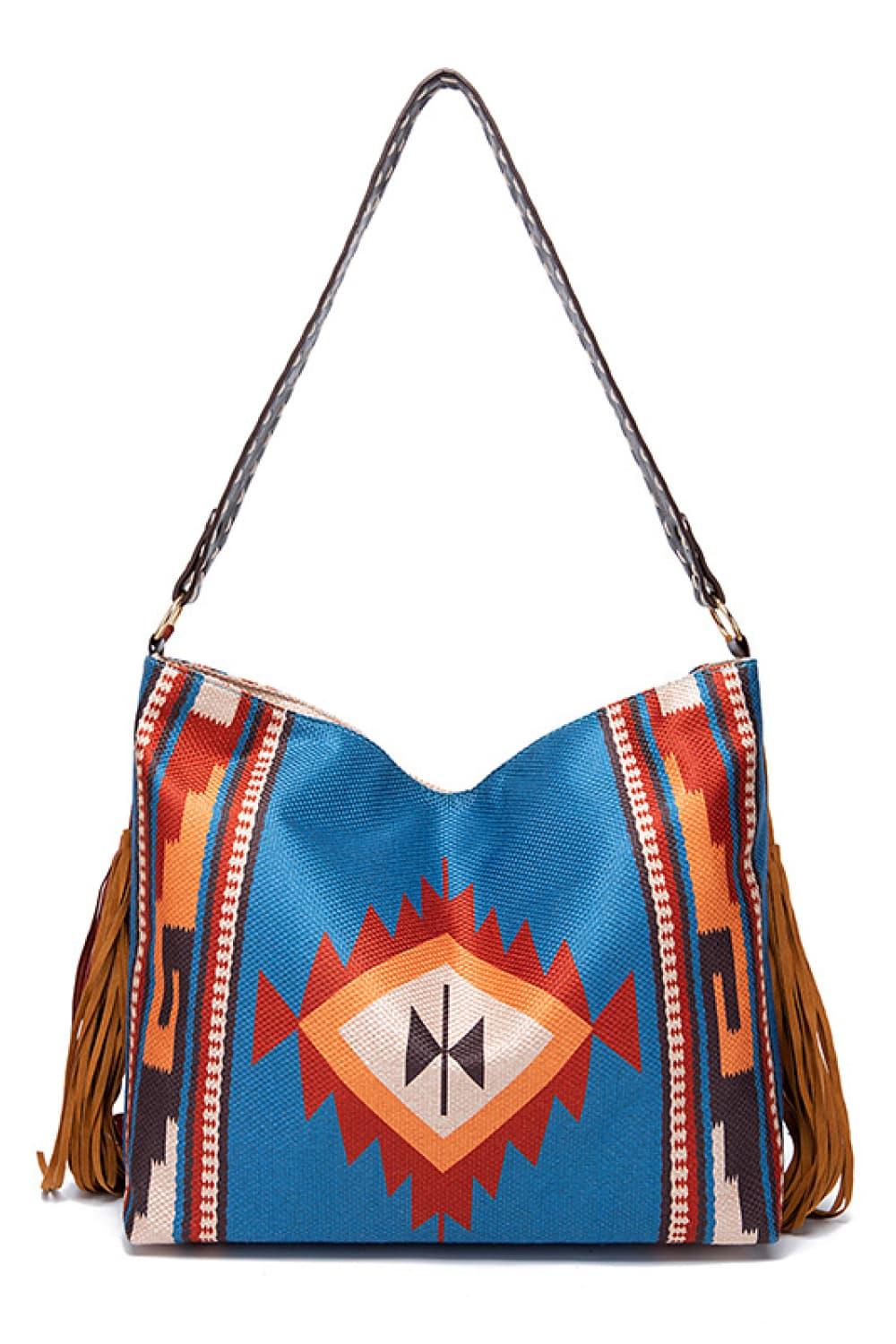 Geometric Canvas Tote Bag Carauana Store