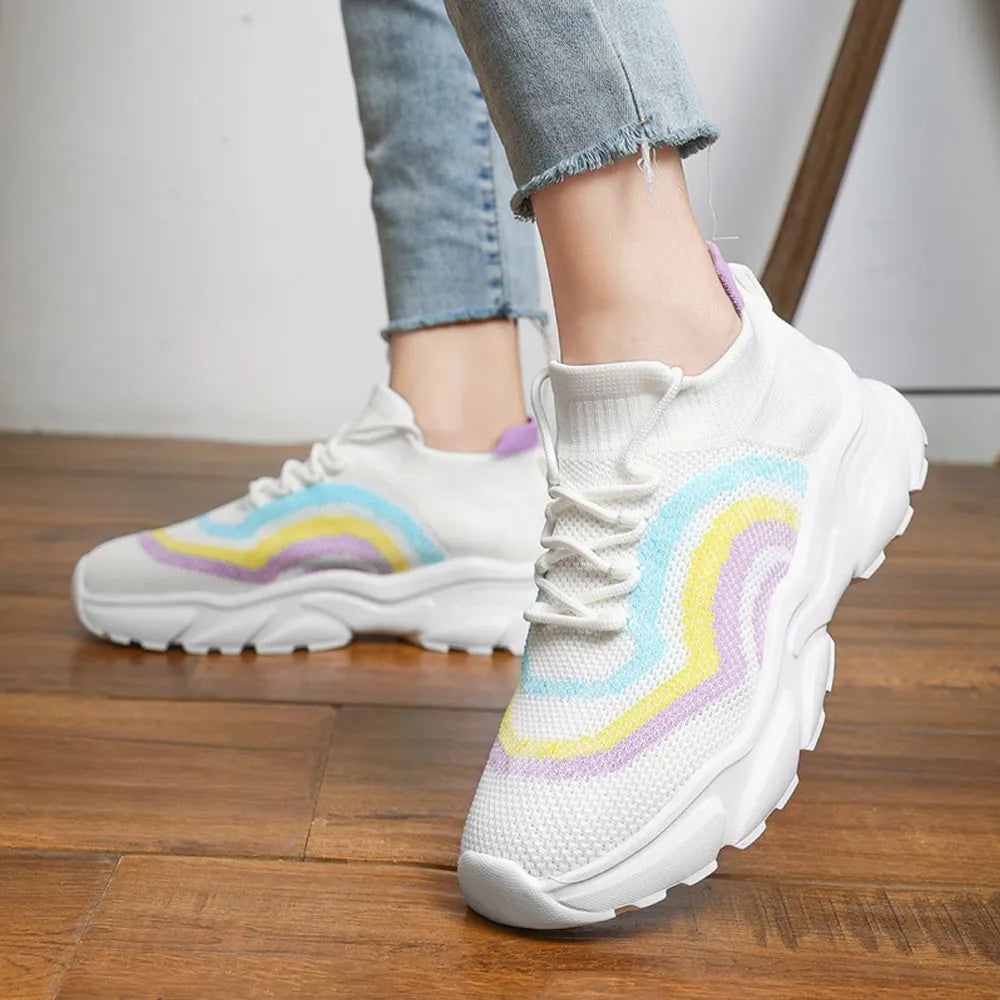 Round Toe Platform Athletic Carauana Store