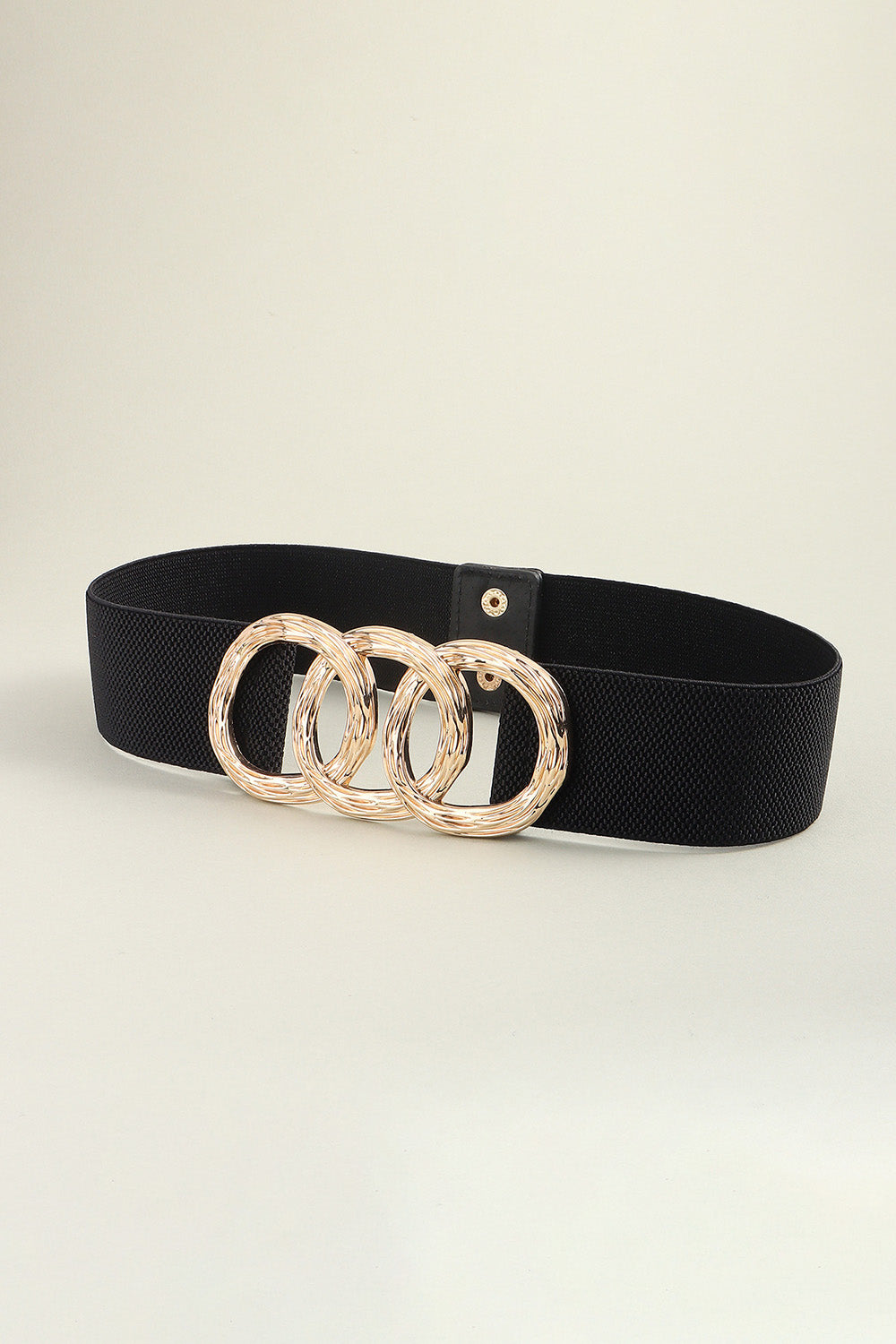 Zinc Alloy Buckle Elastic Wide Belt Carauana Store