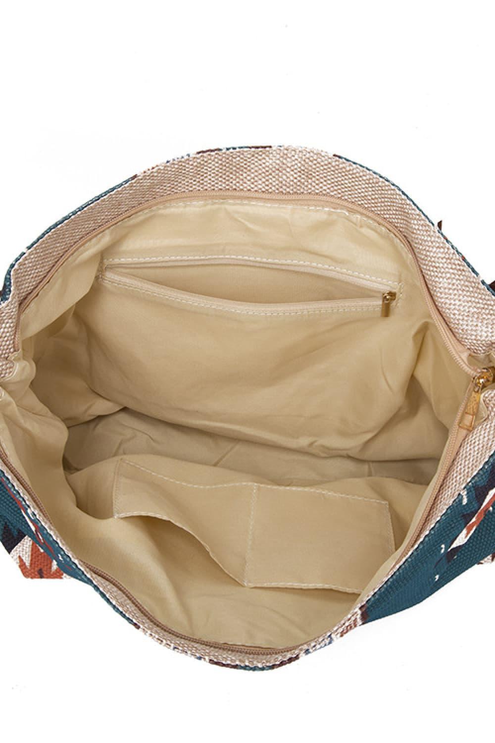 Geometric Canvas Tote Bag Carauana Store