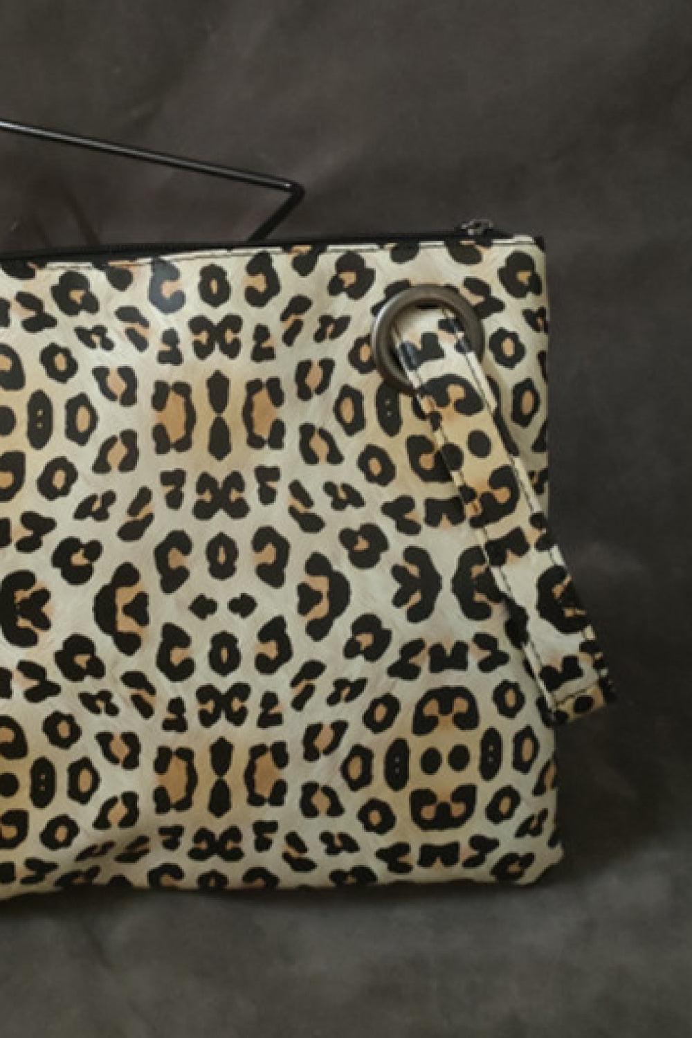 Leopard PU Leather Clutch Carauana Store