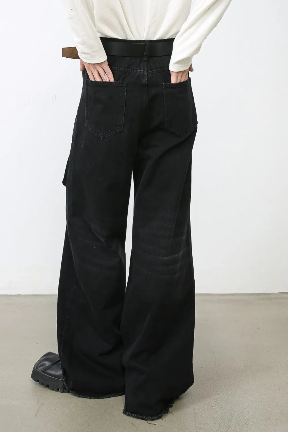 Men's Wide Leg Jeans with Pockets Carauana Store